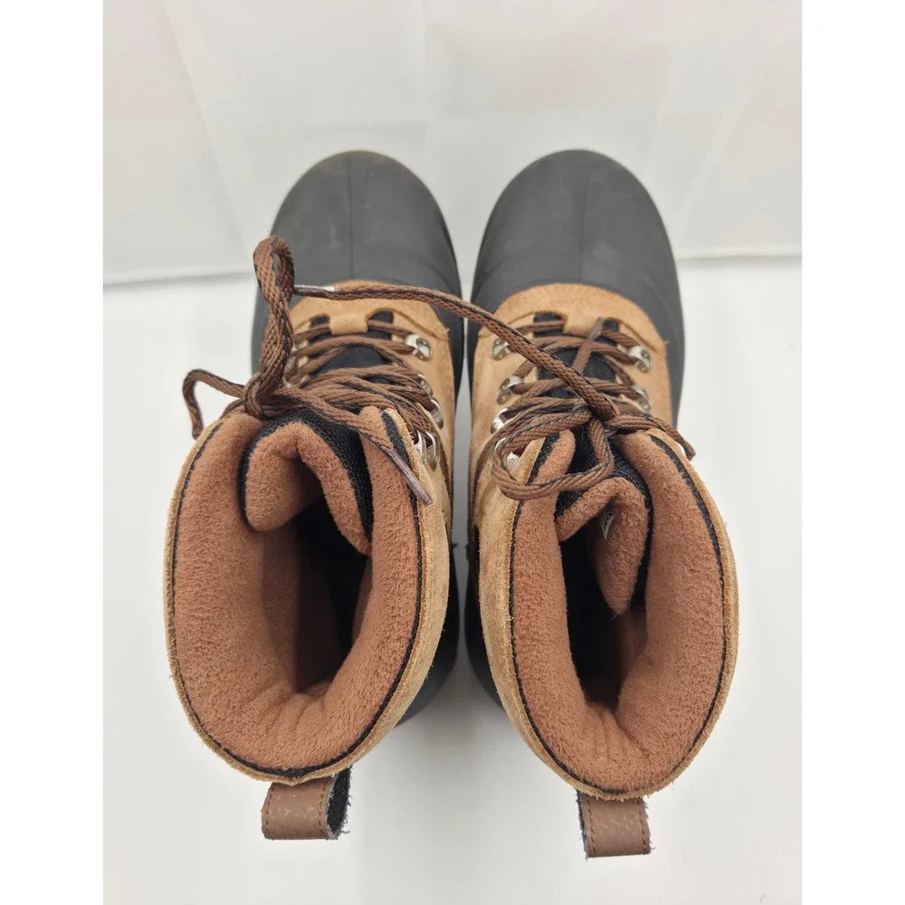 Sorel Mens Waterproof Insulated Winter Snow Duck Boots Brown Black 200g